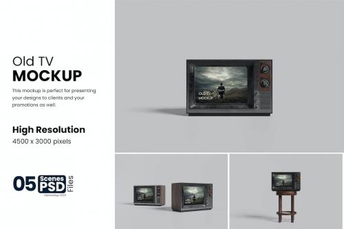 Old Tv Mockup