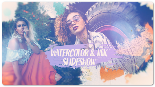 Watercolor & Ink Slideshow - 49518816