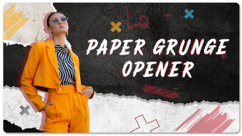 Paper Grunge Opener - 49597658