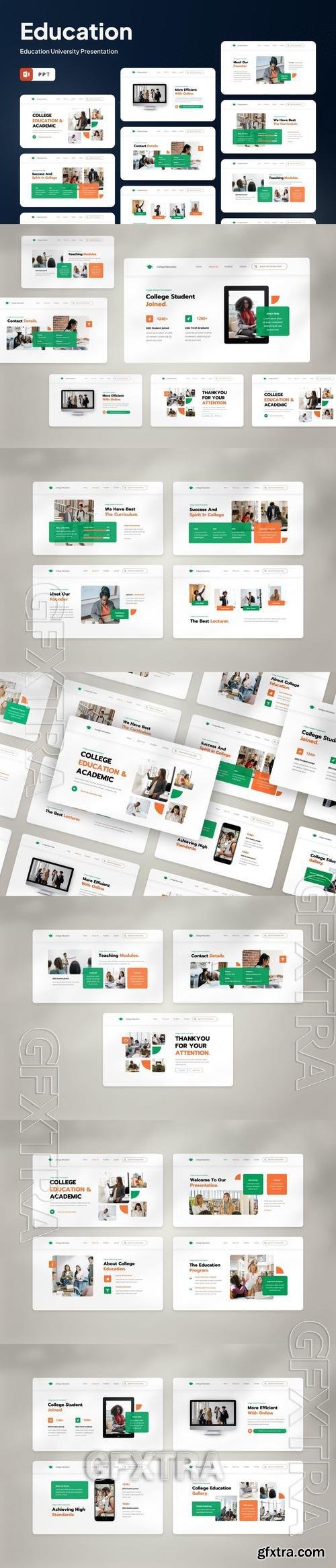 Education Academic PowerPoint Template 8GXYFRA