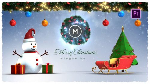 Christmas Winter Logo Reveal - 49836113