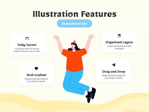 Celebration New Year People Illustration Celebration New Year People Illustration