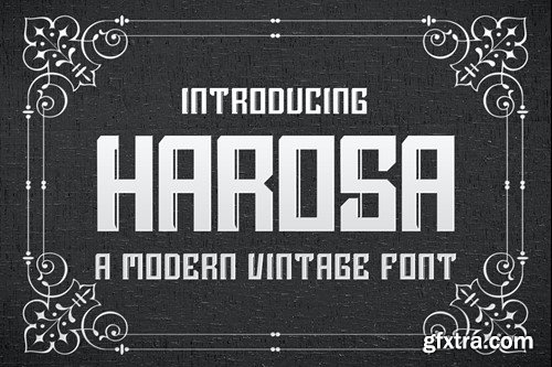 Harosa - Modern Vintage Font UL4PCZF