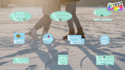 Snowman Lower Thirds | FCPX - 49853337