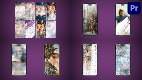 Snow Seamless Transitions For Stories | Premiere Pro MOGRT - 49854224