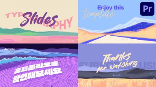 Colorful Typography Slides | Premiere Pro MOGRT - 49869906