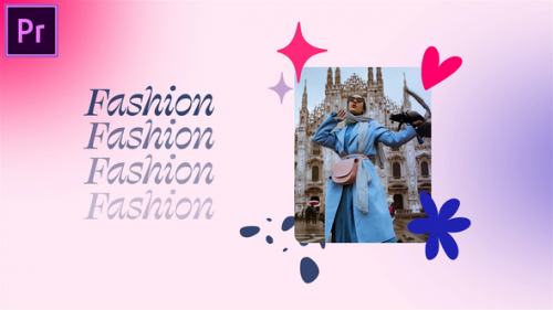 Cute Fashion Promo MOGRT for Premier Pro - 49872884