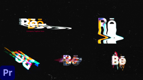 Glitch Logo 5 in 1 | MOGRT - 49874843