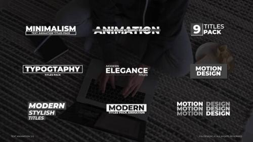 Text Animation 2.0 | MOGRT - 49904988