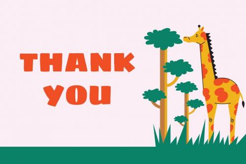 Cream Flat Design World Wildlife Day Illustration