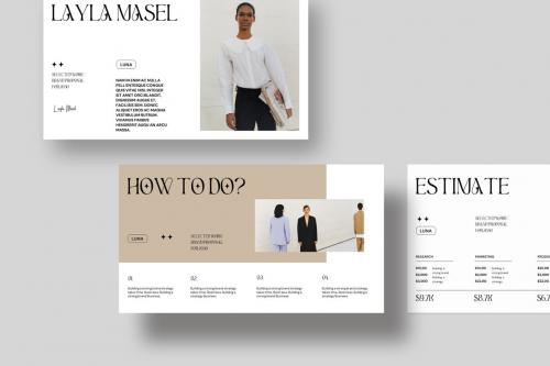 Luna Brand Proposal PowerPoint Template