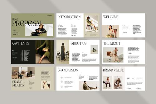 Luna Brand Proposal PowerPoint Template