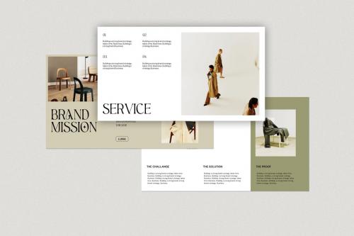 Luna Brand Proposal PowerPoint Template
