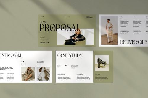 Luna Brand Proposal PowerPoint Template