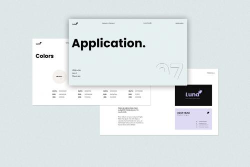 Luna Brand Guidelines PowerPoint Template