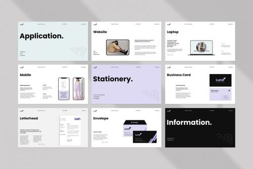 Luna Brand Guidelines PowerPoint Template