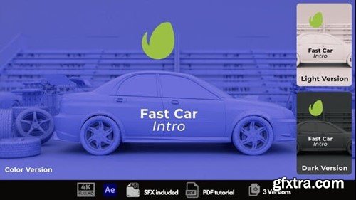 Videohive Fast Car Logo Reveal 49940719