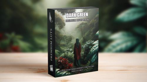 Dark Moody Green Vlog Travel Landscape Cinematic LUTs Pack - 49914465