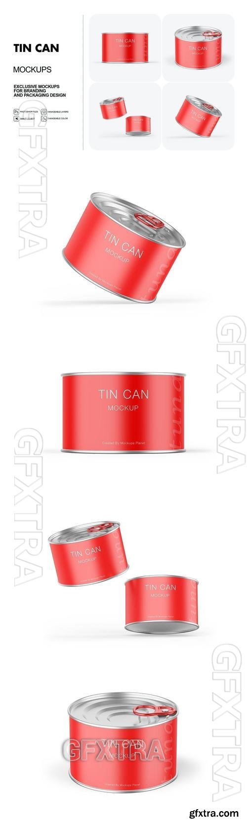Tin Can Mockups RYHX4MP Tin Can Mockups RYHX4MP