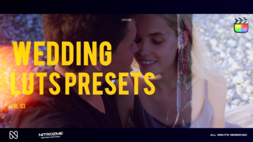 Wedding LUT Collection Vol. 03 for Final Cut Pro X - 49915838