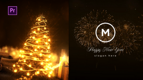 Christmas & New Year Logo Reveal - 49926925