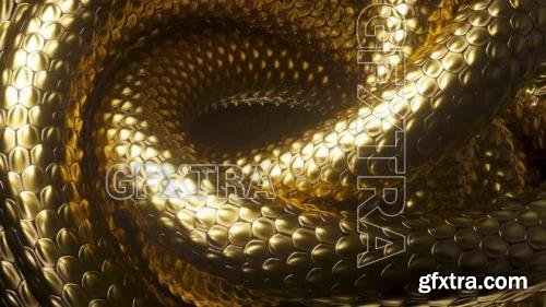 Tangled Golden Snakes Loop 1557369