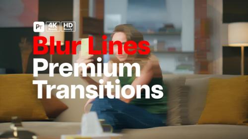 Premium Transitions Blur Lines for Premiere Pro - 49943419