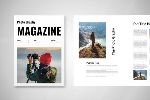 Photo Graphy Magazine Template Photo Graphy Magazine Template