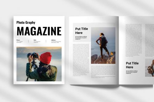 Photo Graphy Magazine Template Photo Graphy Magazine Template