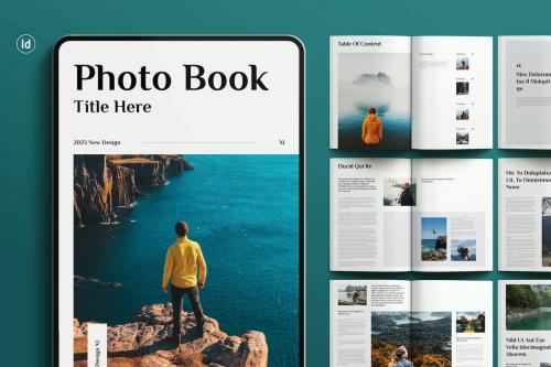 Photo Book Magazine Layout