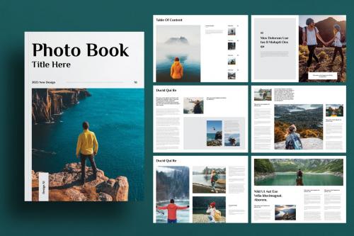 Photo Book Magazine Layout