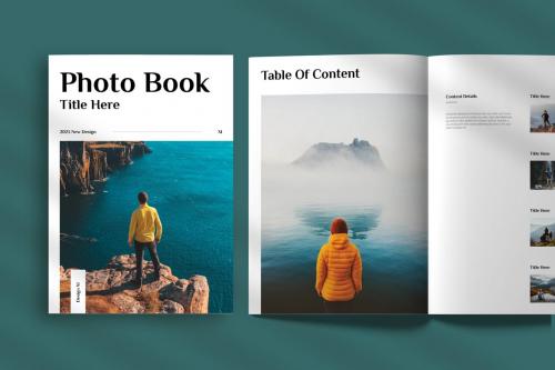 Photo Book Magazine Layout