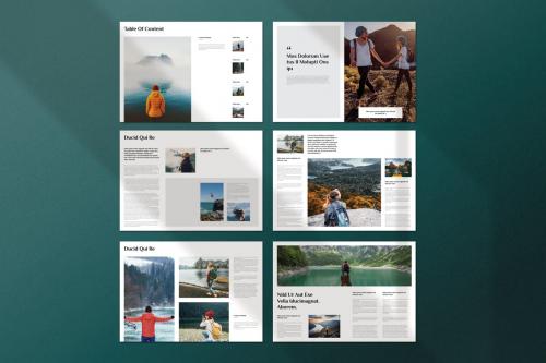 Photo Book Magazine Layout