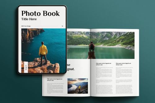 Photo Book Magazine Layout