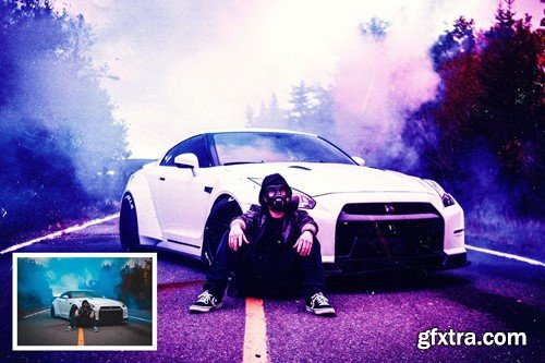 Cyberpunk Distortion Photo Effects XNRJYAS Cyberpunk Distortion Photo Effects XNRJYAS