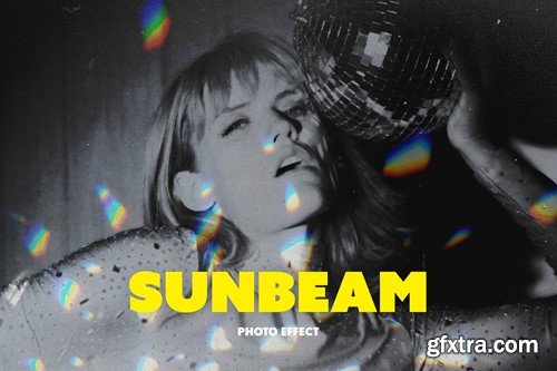 Retro Sunbeam Glints Photo Effect HDG5HY2 Retro Sunbeam Glints Photo Effect HDG5HY2