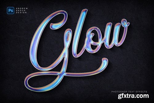 Holographic Text Effects X37NZPQ Holographic Text Effects X37NZPQ