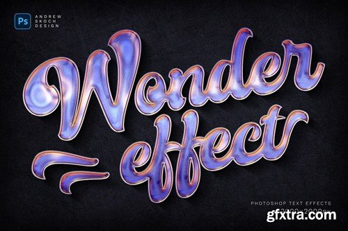 Holographic Text Effects X37NZPQ Holographic Text Effects X37NZPQ