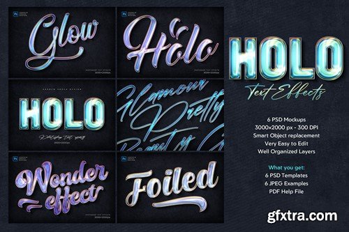 Holographic Text Effects X37NZPQ