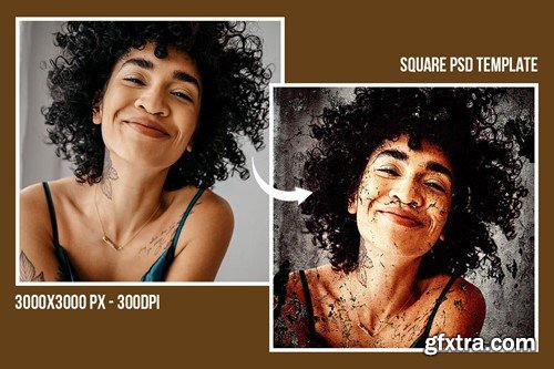 Square & Poster - Old Wall Peeling Effects 4FRVSPL Square & Poster - Old Wall Peeling Effects 4FRVSPL