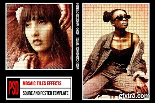 Square & Poster - Mosaic Tiles Effects 25UKWUA Square & Poster - Mosaic Tiles Effects 25UKWUA