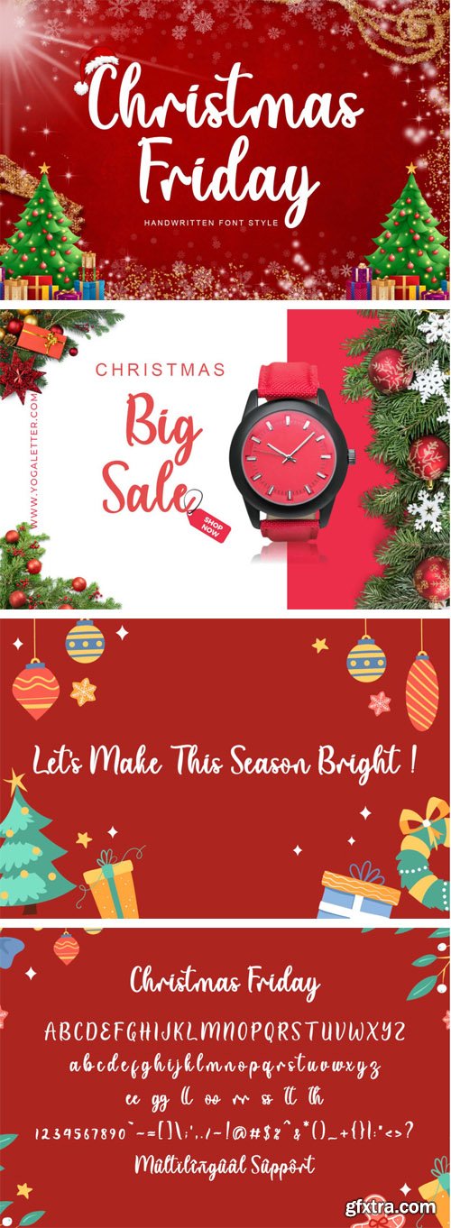 Christmas Friday - Elegant Handwritten Font