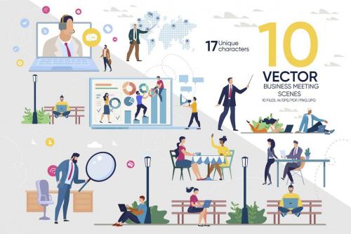 Deeezy - Business Meeting Scene Template Deeezy - Business Meeting Scene Template