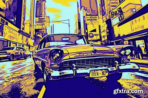 Cyberpunk Mixed Photo Effect URHPP6L Cyberpunk Mixed Photo Effect URHPP6L