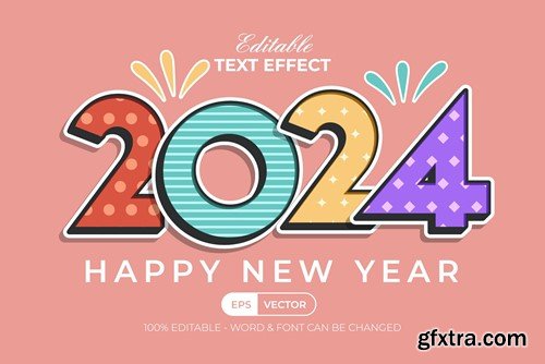 2024 New Year Text Effect Fun Style WVZZQUN 2024 New Year Text Effect Fun Style WVZZQUN
