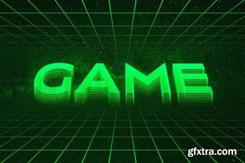 Retro Arcade Text Effect T3ECBK2 Retro Arcade Text Effect T3ECBK2