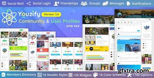 CodeCanyon - Youzify - BuddyPress Community &amp; WordPress User Profile Plugin v3.4.4 - 19716647 - Nulled