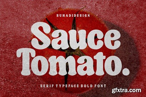 Sauce Tomato Retro Serif Bold Font SKN9DWY
