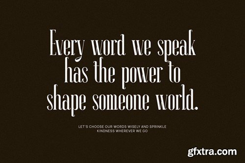 Wagilin Elegant Serif Font Typeface ETTKAAR