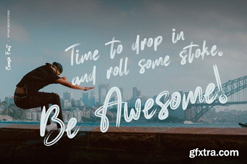 Broosh - Display Brush Font 4QB9BLN Broosh - Display Brush Font 4QB9BLN